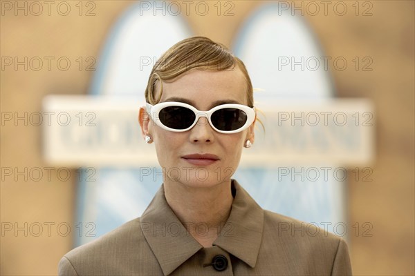Cannes, France, 19.5.2024: Diane Kruger in front of the talk about her new film The Shrouds at The