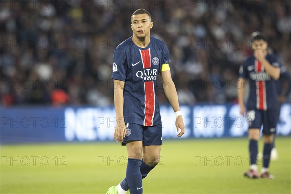 Football match, captain Kylian MBAPPE' Paris St. Germain looking a little exhausted, Parc des