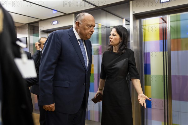 Annalena Baerbock (Alliance 90/The Greens), Federal Foreign Minister, recorded during a meeting