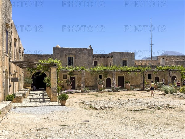 View of east wing of private residential wing Monks' residential building in UNESCO World Heritage