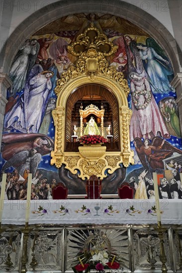 Basilica de Nuestra Senora, Candelaria, Tenerife, Canary Islands, Spain, Europe, Artfully decorated