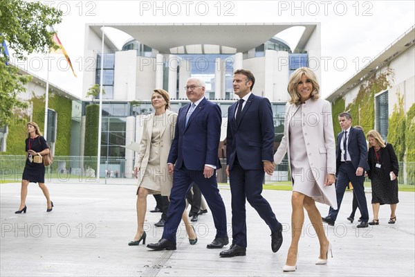 Frank-Walter Steinmeier (President of the Federal Republic of Germany) with his woman Elke