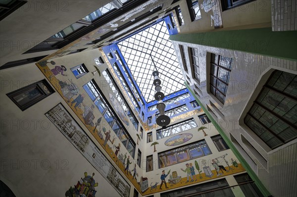 Specks Hof, shopping arcade, mall, shopping centre, shopping arcade, Leipzig, Saxony, Germany,