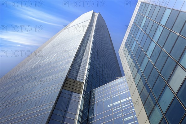Santiago, Chile, 10 January, 2023: Santiago de Chile panoramic financial center skyline and