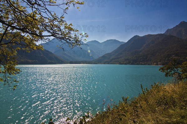 View of Lago di Ledro