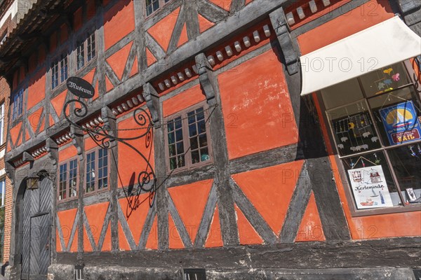 Kerteminde, Museum Farvergarden, colour garden or dye garden, cultural history, half-timbered