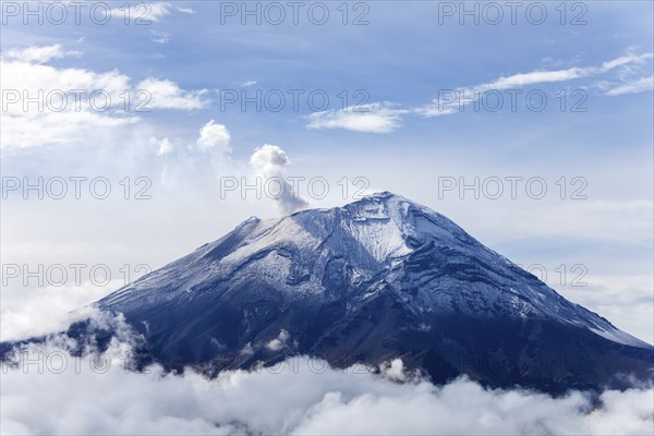 Popocatepetl volcano in Mexico