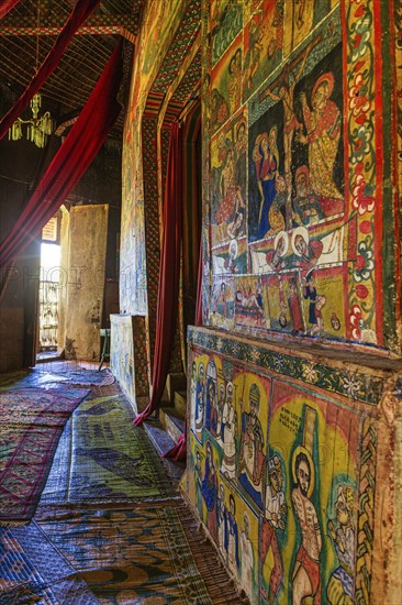 Ura Kidane Mehret Church, monastery on Zege Peninsula in Lake Tana