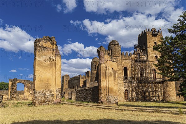 Fasilides Castle, founded by Emperor Fasilides in Gondar, once the old imperial capital and capital