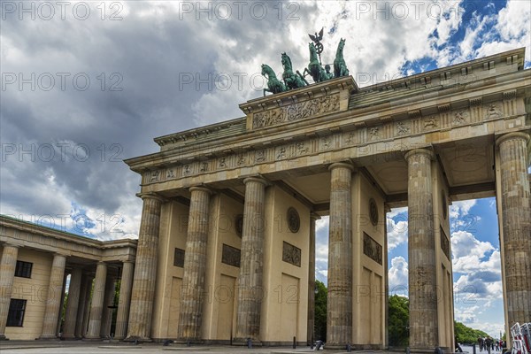 Berlin Brandenburger Tor. Historische deutsche Architektur