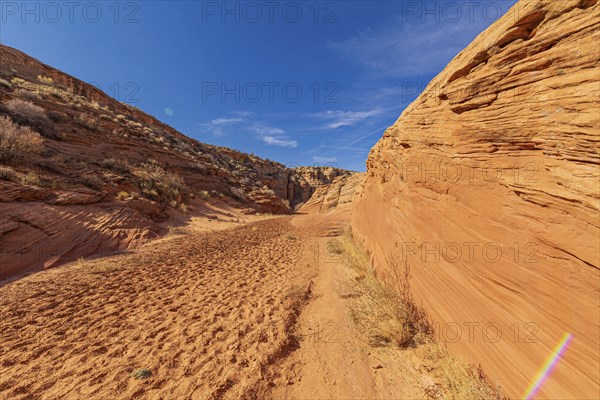 Nice vista at the Waterholes Canyon near Page, Arizona