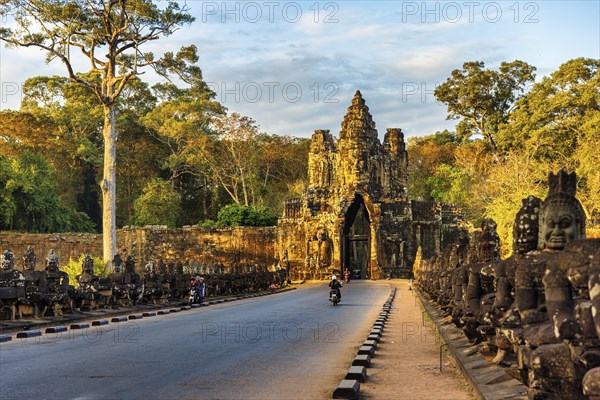 Bridge and South Gate of Angkor Thom