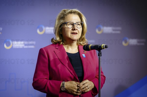 Svenja Schulze (SPD), Federal Minister for Economic Cooperation and Development, pictured at the