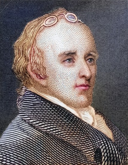 Dr Benjamin Rush 1745 to 1813, American statesman, physician, writer, educator, humanist and
