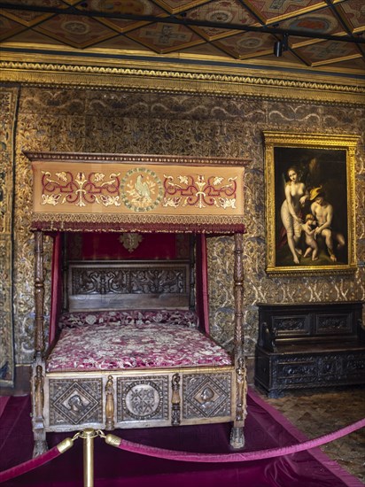 CHENONCEAUX, FRANCE, 01 SEPTEMBER 2018: Chateau de Chenonceaux royal medieval french castle at
