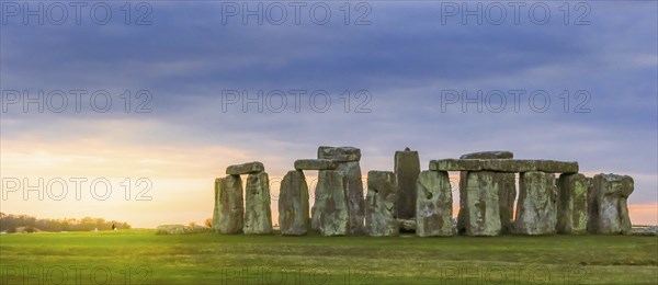 The famous Stonehenge around Fall