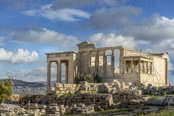 Parthenon, temple on the Athenian Acropolis, dedicated to the maiden goddess Athena