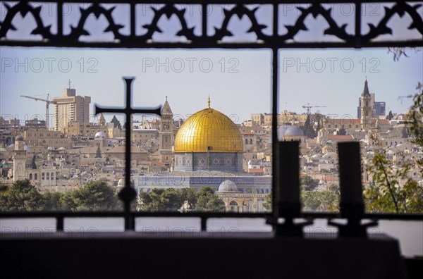The Dome of the Rock with its golden cupola