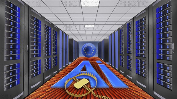 Symbolic image, EU AI regulation, first law worldwide, use of AI, AI, transparency regulation,