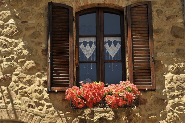 Pienza, Val d'Orcia, Orcia Valley, UNESCO World Heritage Site, Province of Siena, Tuscany, Italy,