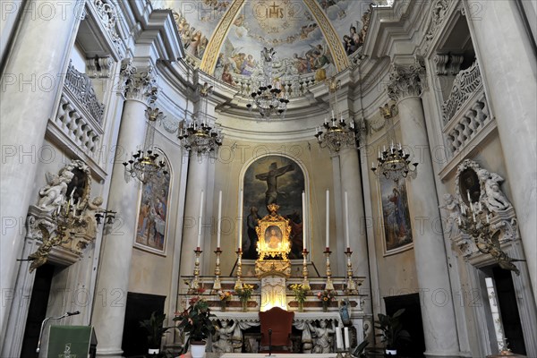 Montepulciano, Val d'Orcia, Province of Siena, Tuscany, Italy, Europe, A magnificent nave with an