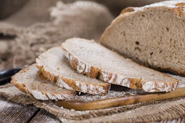 Fresh baked Loaf of Bread (as detailed close-up shot)