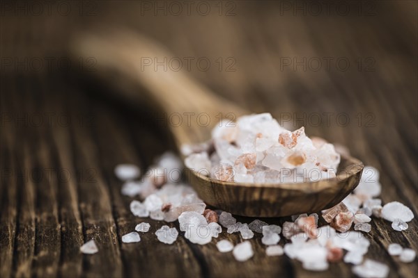 Portion of Pink Salt (close-up shot, selective focus)
