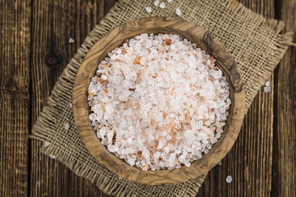 Portion of Pink Salt (close-up shot, selective focus)