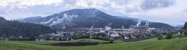 Voestalpine steelworks in the Donawitz district, known for the first application of the