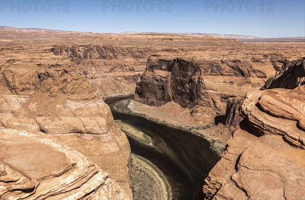 Colorado River at Horseshoe Bend, Grand Canyon, Arizona, USA, North America