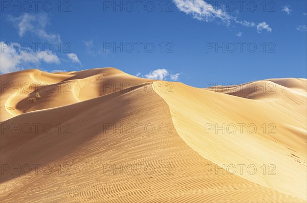 The beautiful Omani Rub al-Chali Desert during summer