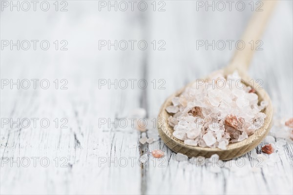 Portion of Pink Salt (close-up shot, selective focus)