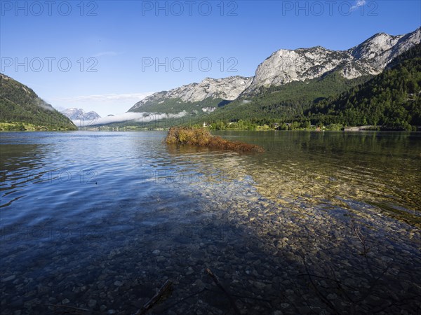 Morning atmosphere, morning light at Grundlsee, Salzkammergut, Styria, Austria, Europe