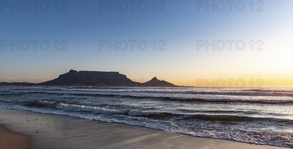 Cape Town, South Africa, at sunset (view from Bloubergstrand), Africa