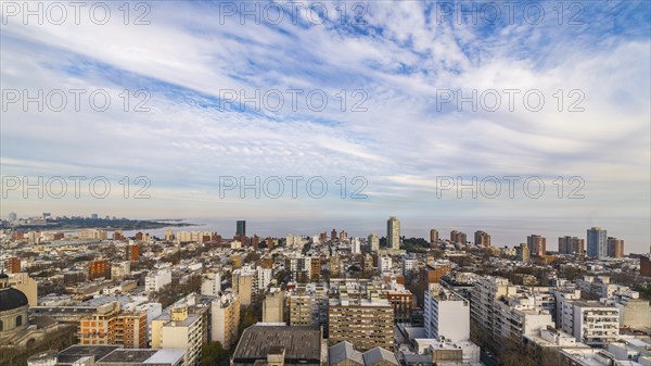 Montevideo (the capital of Uruguay in South America) at a very nice sunset