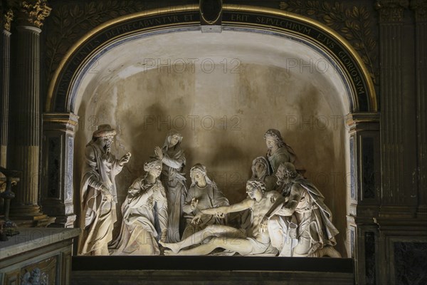 Chapelle du Grand Sepulcre, Chapel of the Great Entombment, Romanesque-Gothic cathedral of
