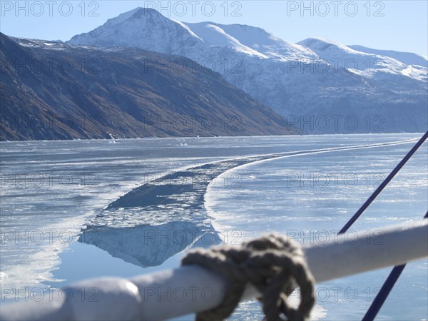 The image was taken between Narsaq and Narsasuaq, Tunulliarfik Fjord (Eriksfjord) in Southwest