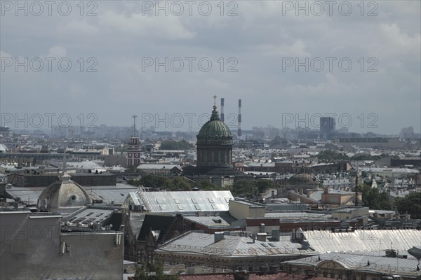 View from St Isaac's Cathedral over St Petersburg