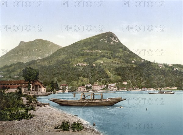 Lugano, Cassarate und Monte Brè, Tessin, Schweiz / Lugano, Cassarate and Monte Brè, Switzerland,