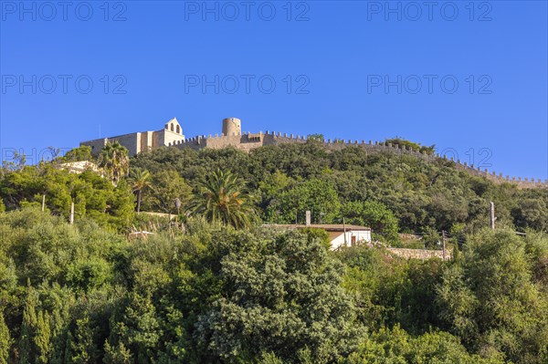 View of the medieval fortress of Capdepera, Majorca