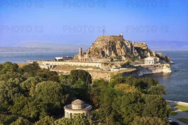 View of the Old Fortress in Kerkyra, Corfu