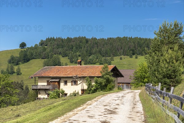 Ruins of a farmhouse near Deutschnofen, South Tyrol