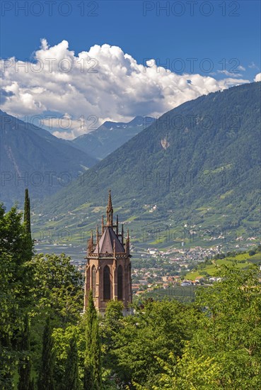 Mausoleum of Archduke Johann of Austria in Schenna near Meran, South Tyrol