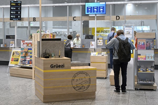 Airport Post branch, Zurich Kloten, Switzerland, Europe