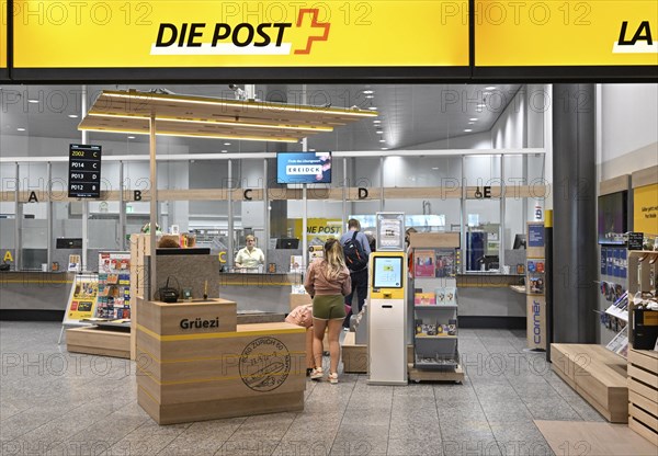 Airport Post branch, Zurich Kloten, Switzerland, Europe