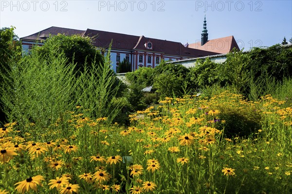 The Cistercian monastery of St Marienstern (sorb. Marijina HwÄ›zda) is located on the Klosterwasser