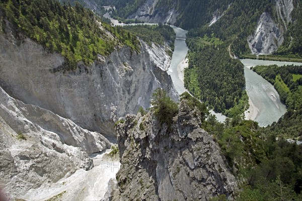 Rhine Gorge, Switzerland, Europe