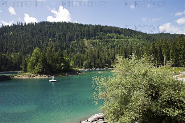 Cauma lake in Switzerland