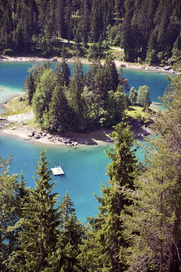 Cauma lake in Switzerland