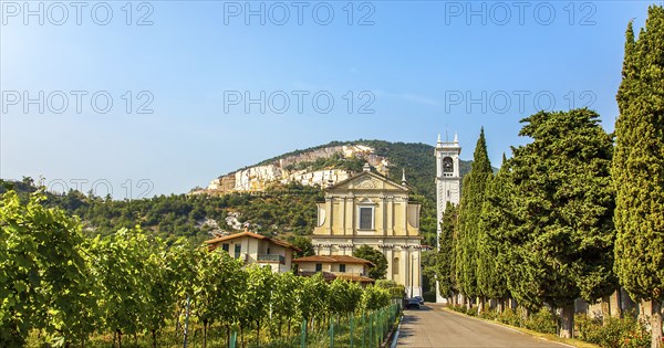 Brescia Lombardy Italy with marble quarry